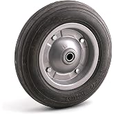 Metal Jantlı Bilyalı Dolgu Teker Patlamaz Tekerlek El Arabası Y&uuml;k Taşıma İ&ccedil;in Dayanıklı Yedek Teker