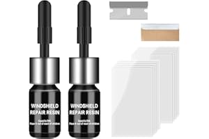 Soneat Windshield Chip Repair Kit Windshield Crack Repair Kit Windshield Repair Kit Nano Windshield Crack Repair Liquid Automotive (BLack1)