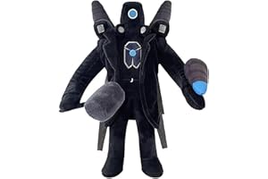 GUUIESMU Titan Drillman Plush,Upgraded Titan Speakman Plush,Titan Clockman Plush, New Upgraded Titan Cameraman Plush,Upgraded Titan TV Man Plush For Fans Kids Halloween Christmas Birthday Gift (B)