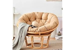 Coussin pour fauteuil suspendu Bettschlange, coussin pour fauteuil papasan, coussin pour fauteuil de lecture rond, coussin pour fauteuil de jardin, coussin pour fauteuil suspendu papasan (chaises non