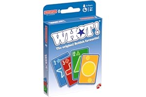Waddingtons Number 1 WHOT! The Original matching Card Game, match the shapes or numbers to get rid of your cards, educational travel game, great gift for players aged 5 plus