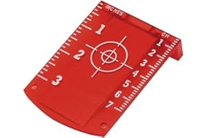 ‎FIRECORE Firecore Zieltafe Laser, Lasertarget mit Reflektoren für Rotem Kreuzlinienlaser, Laser Entfernungsmesser- FLT20R