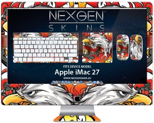 Skins Nexgen IMAC270009 Eagle Iron 3D Dimensional Case Skin for Apple IMac 27