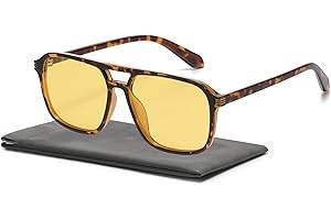 Musivon Gafas de visión nocturna grandes para conducir, para mujeres y hombres, antirreflejos