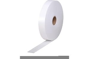 Clairefontaine 396805C Rouleau Kraft Gommé - Ruban Papier Kraft Blanc Adhésif - 2,5 cm x 200 m - Ø 30 mm - Utile pour l'Encadrement en Aquarelle ou en Cartonnage