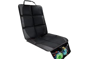 KYG Protector de Asiento de Coche para Silla de Bebé Compatible con ISOFIX Asiento Funda Impermeable Protegida Asientos contra Daños y Polvos