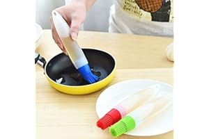 BRUSSELS08 Brosse en silicone résistant à la chaleur pour bouteille d'huile, sauce, liquide et huile, avec distributeur