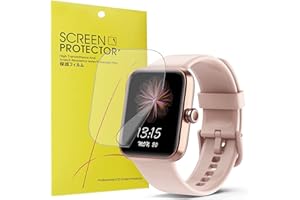 Compatible for Tensky Smartwatch Screen Protector, onetuo [6 Pack] Full Coverage TPU Clear Film Compatible for Tensky TK01 Smartwatch 1.5 inch (6 Pack)