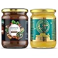 GirOrganic Premium A2 Pure Ghee (500 ml) & Chocolate Peanut Butter (500 gm) Combo Pack | High In Nutrients | Healthy & Natural | 100% Organic | Made In India | Gopal Ratna Award Winner 2023