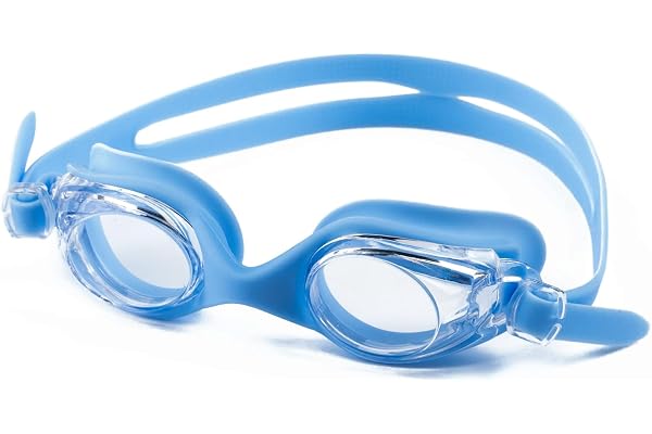Boldfit Swimming Goggles for Kids, Boys With Adjustable Strap Goggles for Swimming, Swimming Goggles for Girls Air Tight Swim Goggles for Kids, Swim Goggles - Blue