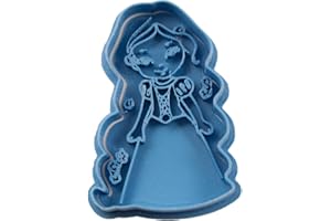 Cuticuter Rapunzel Chibi Princesa Cortador de Galletas, Azul