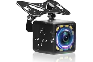 SIXWIN Car Backup Camera for Cars Rear View Camera Reverse Camera with 12 LED Night Vision Waterproof Reverse Camera 170°Wide View Angel for 12-24V Cars, SUV, Trucks, RV and More …