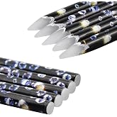 Duronge 5D Diamond Painting Drill Pens 5 Pieces Rhinestone Selector Dotting Pencil, Nail Wax Brushes, Crystal Selector Pen Pe