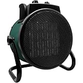 Ultra G&uuml;&ccedil;l&uuml; 3000 Watt Taşınabilir Elektrikli Portatif Isıtıcı Soba Sıcak Hava &Uuml;fleyen Fan Radyat&ouml;r yeşil