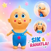 Squishy Bebek Oyuncak Duyusal Anti Stres Sık Bırak Fig&uuml;r | Yumuşak ve Esnek Yapı, El Becerisi Geliştirici, &Ccedil;ocuk ve Yetişkin,