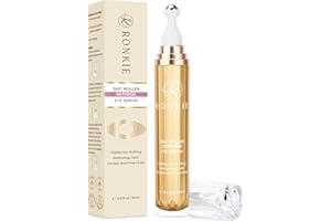 RONKIE Eye Cream for Dark Circles: Under Eye Cream with Caffeine Retinol - Reduces Under Eye Bags and Fine Lines Pink