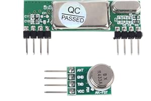 KERDEJAR RXB6 433Mhz Superheterodyne Wireless Receiver Module + AK-FST small transmitting superheterodyne module receiving high sensitive transceiver module