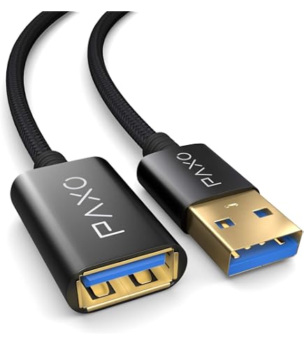 System-S USB 3.0 1 m Cavo angolare Tipo A Maschio a B Maschio Blu