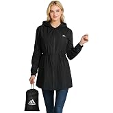 flintronic Chaqueta impermeable para mujer, chaqueta impermeable ligera para mujer, chaquetas impermeables para mujer, rompev