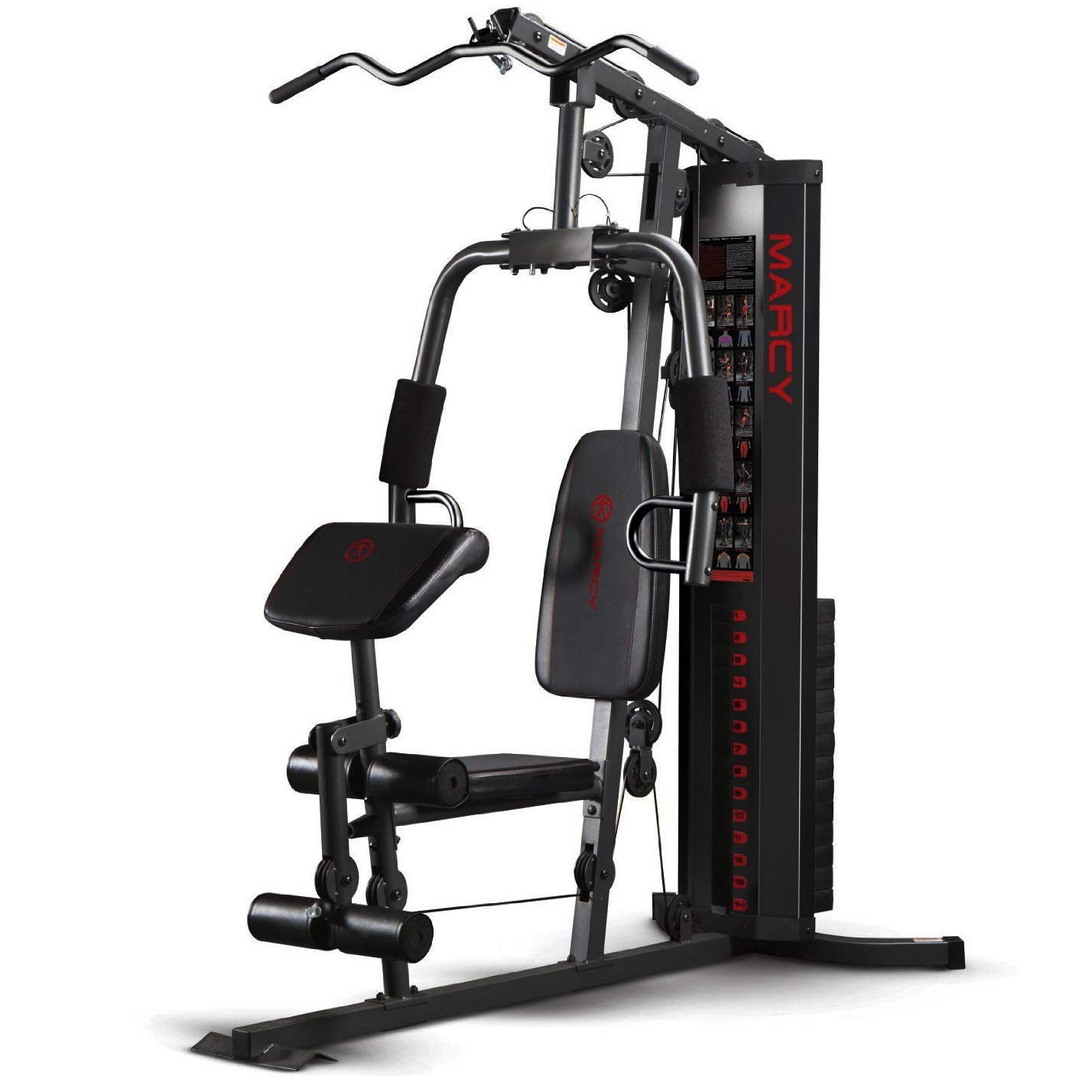 Marcy Eclipse Hg3000 Station De Musculation Multifonction Appareil De Musculation A Charge Guidee Home Gym Compacte Fitness