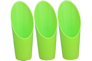 Neptuiby jord skopa plast trädgårdsskopa små spadar för växter multifunktion för trädgårdsarbete och transplantation 3-pack.