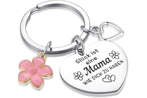DIVSIC Schlüsselanhänger Mama, Geschenke für Mama, Muttertagsgeschenk für Mama, Mutter Geschenk, Geburtstagsgeschenk für Mama, Beste Mama Geschenk, Weihnachtsgeschenke für Mamas