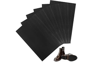 HFDONGL 6 sztuk antypoślizgowych podeszw do butów, zestaw naprawczy, gumowe podeszwy do przyklejania, gumowa podeszwa, do wszystkich rozmiarów, antypoślizgowe, redukcja hałasu, wygodne podeszwy