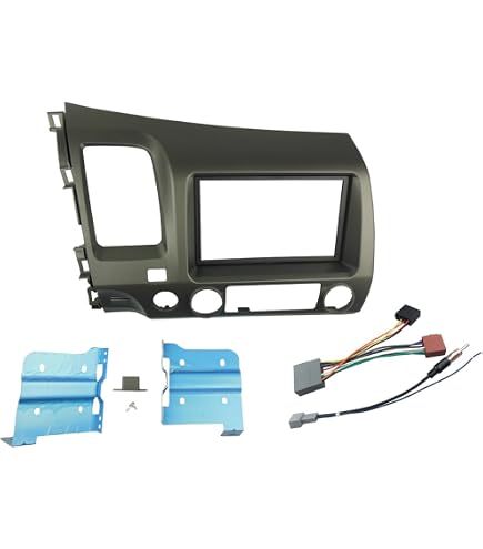 Radio Einbau-Set Für Dodge Caliber 2007-2010 – Für 10,1 Zoll & Doppel-DIN Radios, Aus ABS-Kunststoff, Silber