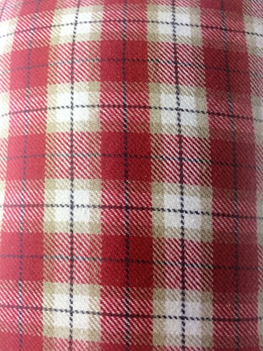 Kräuterkissen gefüllt mit Heilkräutern in roten Karo Flanellstoff ca.25×20 cm. Design Nr. 30 - 3