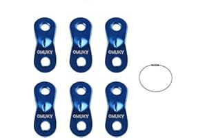 OMUKY Aluminum Guy Rope Tensioner Wind Rope Buckle Tent Rope Adjuster Guyline Cord Adjuster for Camping Hiking