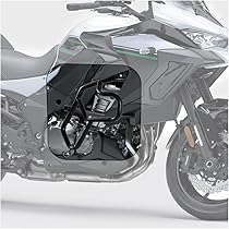Barra Protezione Motore Per Kawasaki Versys 1000 2019-2023 - Nero - Acciaio Tubolare 22mm