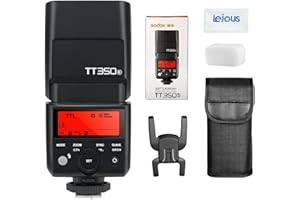 Godox TT350S Mini Thinklite TTL Flash for Sony, 2.4G HSS 1/8000s GN36 Camera Flash Speedlite Compatible for Sony Cameras A7 A7RII A7III A7SII A6600 A6500 A6300 A6000