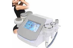 Fettreducerande Och Viktminskningsmaskin Uppvärmning Vibration Massage Skönhetsinstrument, 120k Kavitationsmaskin 6 I 1 Kroppsskulpturmaskin Multifunktionsenhet För Cellulitreducering