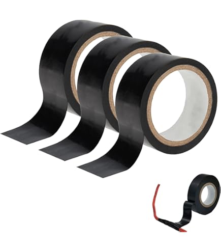 Extra sterk zwart PVC Isolatietape 38mm - 20 meter
