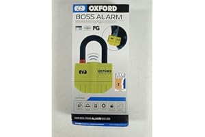 OXFORD BOSS ALARM DISC Ultra Strong Disc Lock, 14mm, Yellow