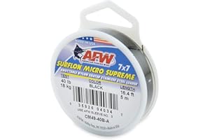 American Fishing Wire Surflon Micro Supreme Nylon Coated 7x7 Stainless Steel Leader Wire