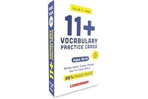 11+ Practice Cards for the CEM or GL Test: Vocabulary practice (Ages 10-11) by Tracey Phelps, the tutor with a 96% pass rate. (Pass Your 11+)