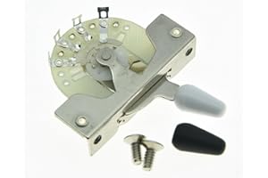 KAISH 5 Vie Chitarra Pickup Selettore Interruttore Stile CRL Interruttori per ST Strat Tele con 2 Punte