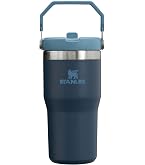 Borraccia Termica Stanley IceFlow 850 Ml, Acciaio Inox, Con Cannuccia - Mantiene Freddo 12 Ore, Nera
