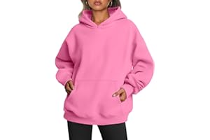 Tomwell Oversized Hoodie Damen Winter Pullover Casual Kapuzenpullover Langarm Sweatshirt Tops mit Taschen