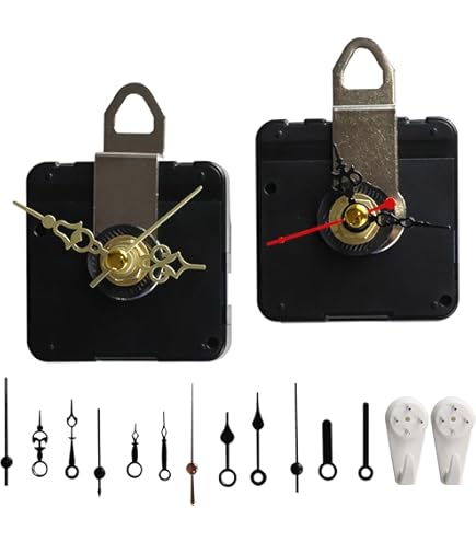 Ricambio Orologio Albero Plastica Movimento Orologio Al Quarzo WF-188 - Meccanismo Ticchettio Per Riparazioni - Albero Plastica 8mm Meccanismo Orologio Da Parete - Foto 8