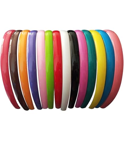 Dunne plastic haarband met tandjes, in mat paars (art.nr. 149-12) | Haarband & zo