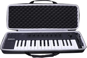 XANAD Hard Case for Native Instruments Komplete Kontrol M32 Controller Keyboard (21×7.9×2.7 inch) Case Only!