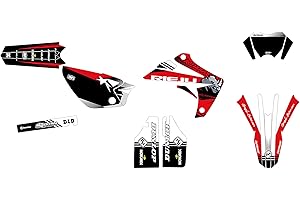 GRAPH COVER KIT DECO MOTOCROSS ADAPTABLE RIEJU MRT 50 DE 2009 à 2021 IKE ROUGE