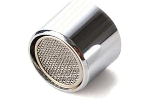 HOME CENTRE Tap Aerator 22mm Chrome Plated Brass Female Tread Anti Splash Water Saver Spout Filter Washer