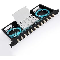 LC-OM3 Fiber Optic Wall Mount Enclosure Kit - 6 Port 12 Fiber Multimode With Pigtail