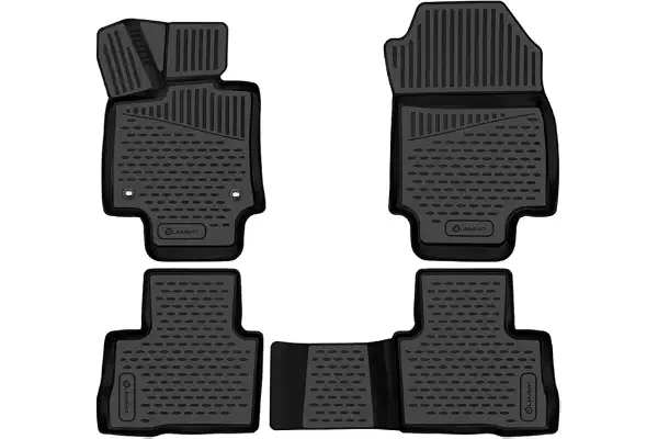 ELEMENT Alfombrillas 3D para Toyota RAV4 Híbrido 2018- | Familiar XA50 | Europa | Alfombrillas Coche | 4 Piezas