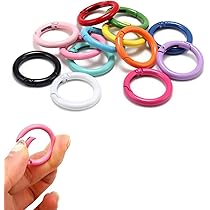 Pack De 30 Anillos De Resorte De Plata - Aleación De Zinc, Diámetro Interior 13 Mm, Ideales Para Llaveros, Bolsos Y Manualidades DIY