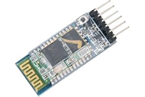 HiLetgo Wireless Bluetooth RF Transceiver Master Slave Integrated Bluetooth Module 6 Pin Wireless Serial Port Communication BT Module for Arduino