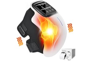 Ongerce Knee Massager, Cordless Knee Massager with Infrared Heating and Vibration, Knee Massager for Joint Pain Relief, Longer Knee Straps, Type-C Rechargeable